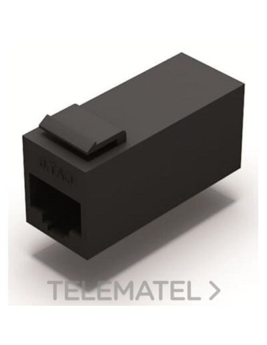 Conector Keystone RJ45 C6 hembra/hembra - A001452585 NIESSEN T2046.1 (EMBALAJE DE 5 UNIDADES)