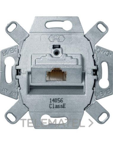 Toma RJ45 simple categoría 6 clase E 8P - A001478053 HAGER 455401