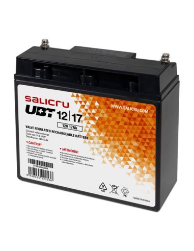 Salicru UBT 12/17 - Batería AGM recargable de  17 Ah / 12 V - A001481640 SALICRU 013BS000004