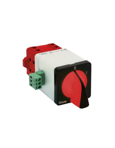 INTERRUPTOR LUMINOSO ROJO/VERDE 24V DC 4P 32A A-553312L2 - A001485678 GAVE 009A-553312L2