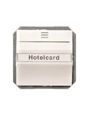 Tarjetero hotel con portaetiquetas iluminado - funcionamiento mecánico - para tarjetas  - A001508986 BJC 5TG48200WH