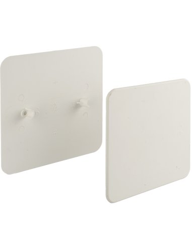 Tapa con garra de plástico 104 x 104 mm para cajas Refs. 6625