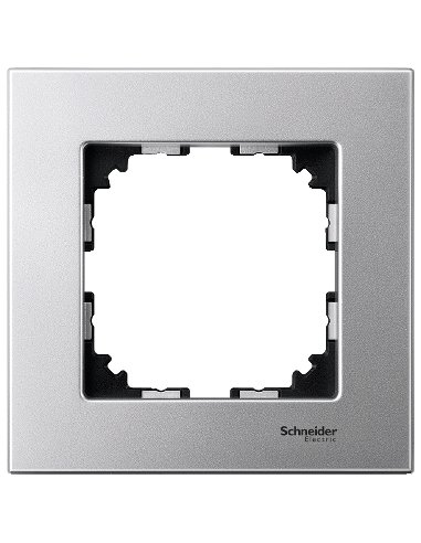 Elegance Marco 1 elemento color Aluminio - A001523549 SCHNEIDER ELECTRIC MTN4010-3160