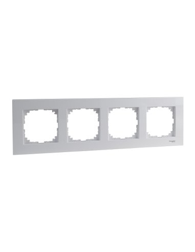 Marco 4 elementos elegance Blanco activo - A001523559 SCHNEIDER ELECTRIC MTN4040-3035