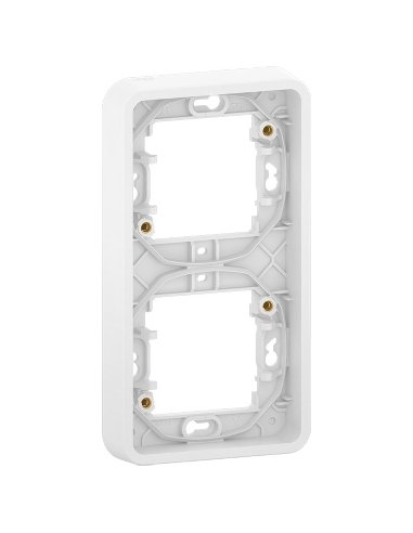 Mureva Styl Marco 2 elementos vertical IP55 Blanco - A001578633 SCHNEIDER ELECTRIC MUR39151