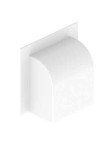 31 Pasamuros acodado blanco RAL9010 60x100 U24X 31683-02 - A001592737 UNEX 31683-02