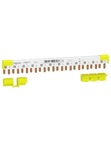 ACTI9 IC40 COMB BUSBAR 1PN 12 MOD. 18MM - A001609009 SCHNEIDER ELECTRIC A9XPC612