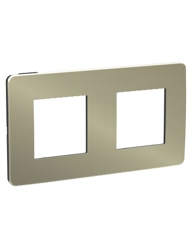 Marco 2 elem. Studio metal Bronce NG NU280452 - A001609271 SCHNEIDER ELECTRIC NU280452