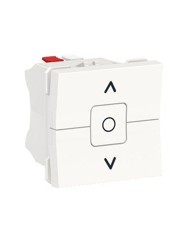 Interruptor de persianas New Unica studio Blanco Polar - A001609423 SCHNEIDER ELECTRIC NU320818