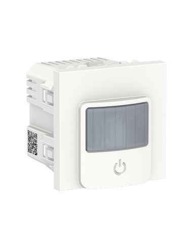 New Unica Detector de mov. 10A c.interruptor Blanco Polar - A001609555 SCHNEIDER ELECTRIC NU352518