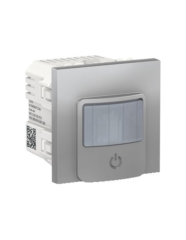 New Unica Detector mov. 10A con int. Wiser Alumin - A001609559 SCHNEIDER ELECTRIC NU352630