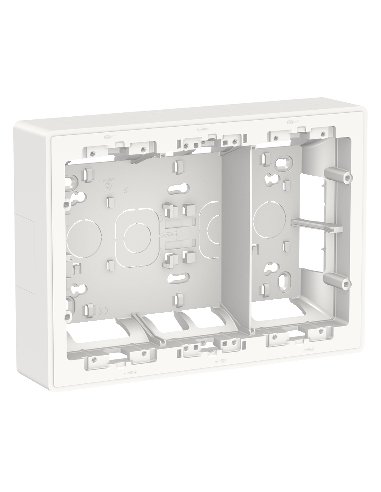 New Unica System+ - Caja de montaje PdT  - Superficie - 3 columnas - A001609652 SCHNEIDER ELECTRIC NU823418