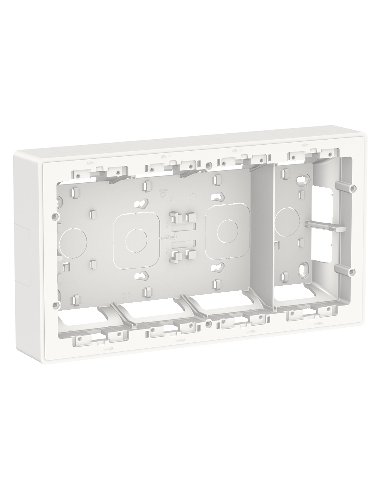 New Unica System+ - Caja de montaje PdT  - Superficie - 4 columnas - A001609653 SCHNEIDER ELECTRIC NU824418