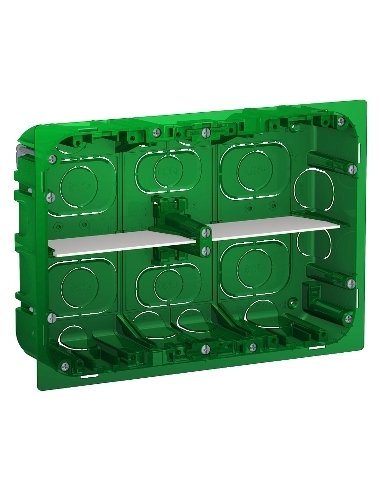 New Unica System - Caja empotrar 2x8 módulos - A001609655 SCHNEIDER ELECTRIC NU8718