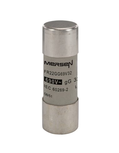 690V CP 22X58 GG 32A S/I FS FR22GG69V32 - A001615804 MERSEN F212594 (EMBALAJE DE 10 UNIDADES)