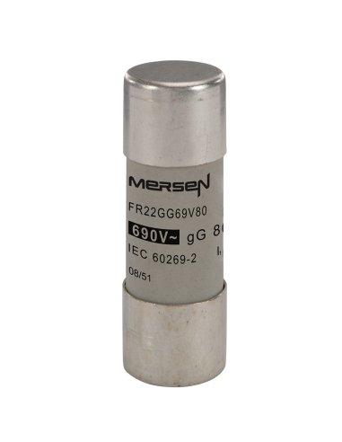 690V CP 22X58 GG 80A S/I FS FR22GG69V80 - A001616516 MERSEN Q217180 (EMBALAJE DE 10 UNIDADES)