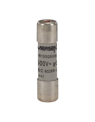 500V CP 10X38 GG 6A C/I FS FR10GG50V6I - A001616747 MERSEN T218195 (EMBALAJE DE 10 UNIDADES)