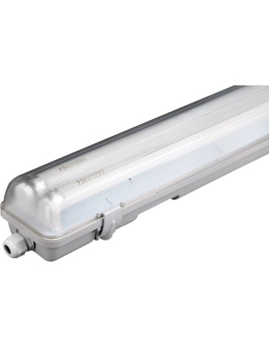 PANTALLA ESTANCA 2X36W PARA TUBO LED POLICARBONATO ACRÍLICO - A001700756 ROBLAN JX39236LED