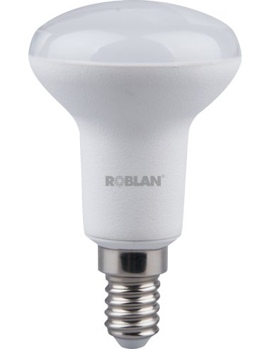 LÁMPARA LED R50 220-240V 6W 470LM E27 3000K - A001700967 ROBLAN LEDR503000