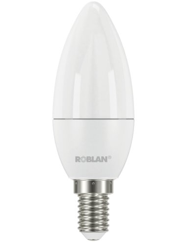 LÁMPARA LED VELA 3W BLANCO 6500K E14 280M 220-240V - A001701056 ROBLAN LEDVELAB (EMBALAJE DE 10 UNIDADES)