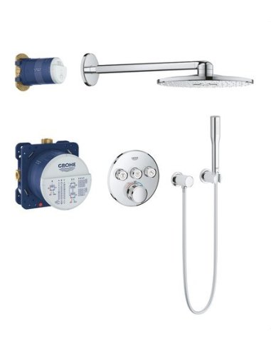 CONJUNTO DE DUCHA PERFECT BUNDLE 1: SMARTCONTROL TERMOSTATO 3 REDONDO - A002037701 GROHE 34705000