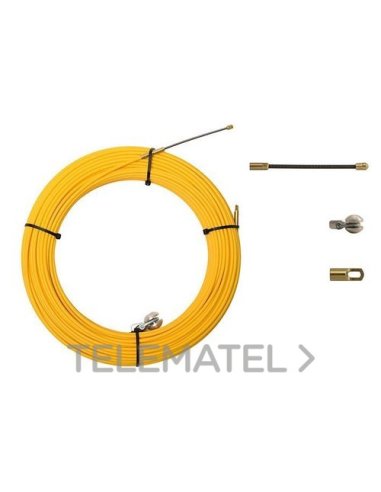 PASACABLES FIBRA AUTOENERGÉTICA 6MM 30M AMARILLO - A002770465 ESTIARE 30600030