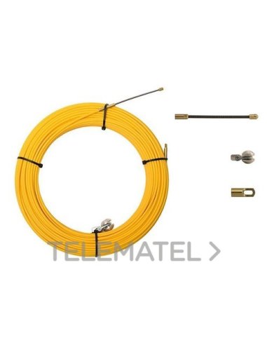 PASACABLES FIBRA AUTOENERGÉTICA 6MM 50M AMARILLO - A002770467 ESTIARE 30600050