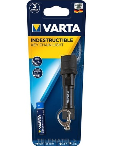 LINTERNA PROFESSIONAL LINE INDESTRUCTIBLE LED KEY CHAIN - A002952131 VARTA 16701101421