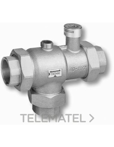 VÁLVULA MEZCLADORA TERMOSTÁTICA AGUA CALIENTE SANITARIA 45-65 H 1 - A003010382 HONEYWELL TM3400.936