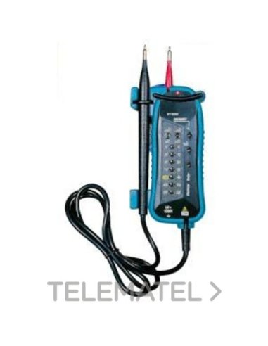 COMPROBADOR TENSIÓN/CONTINUIDAD ST9902 CTO.12 600VAC 6 220VDC INDICACIÓN LED - A003286412 KAISE ST9902