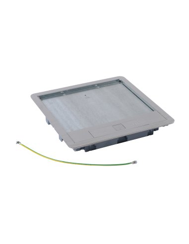 Tapa metal inox para caja suelo rectangular 16/24 módulos Ref 0 880 22/25/41 - A003822088 LEGRAND 088005