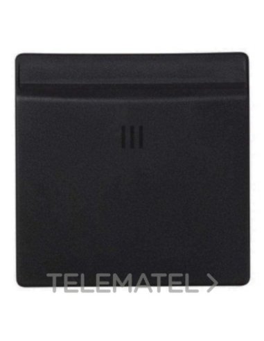 Tapa con visor para interruptor de tarjeta mecánico o electrónico negro mate Simon 82 C - A003870619 SIMON 8200078-098