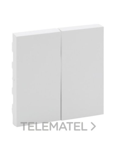 Tecla Niloé Step - Doble - Interruptor y conmutador - Blanco mate - A004312162 LEGRAND 864105