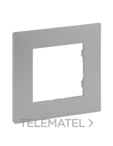 Placa embellecedora Niloé Step de 1 elemento de color aluminio - A004312229 LEGRAND 864371