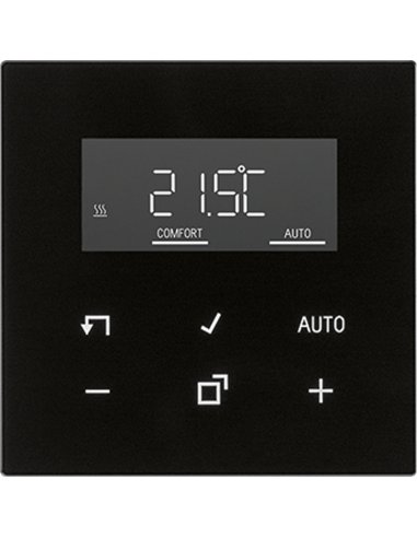 Termostato c/display estándar LS negro - A004514482 JUNG TRDLS1790SW