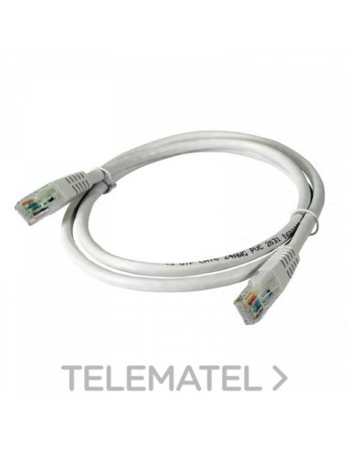 Cable de red U/UTP Cu CAT6 PVC blanco 1m - A004563901 TELEVES 209012 (EMBALAJE DE 10 UNIDADES)