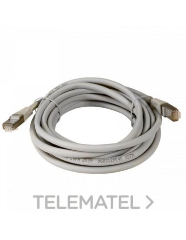 Cable de red S/FTP Cu CAT6A LSFH gris 1m (bolsa) - A004563908 TELEVES 209102