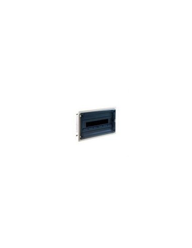 CAJA DISTRIBUCIÓN IP40 EMPOTRAR PARED HUECA 1x18 MÓD. PUERTA TRANSPARENTE - A004568040 IDE GPE18PT/PH (EMBALAJE DE 6 UNIDADES)