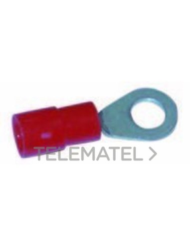 TERMINAL PREAISLADO REDONDO 4-6MM² BORNE 4 AMARILLO - A004661408 SBI CONNECTORS BE6M43D (EMBALAJE DE 50 UNIDADES)