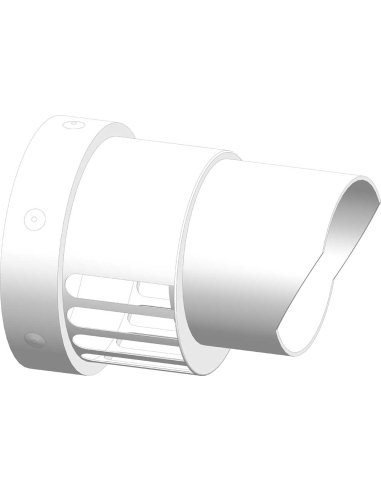 TERMINAL COAXIAL CONDENSACIÓN MURO CORTO PPH BLANCO Ø60/100MM - A004687068 CABEL 60100THCBPPH