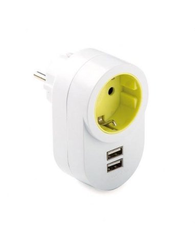 Adaptador con 2 USB 2