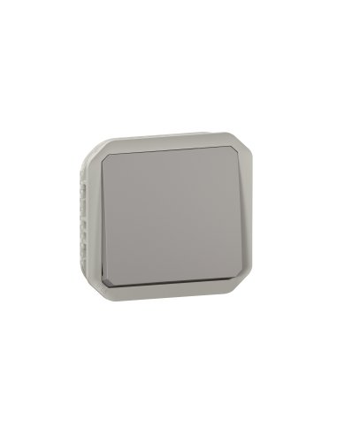 Pulsador NA Plexo modular gris - 10 A - A005982103 LEGRAND 069540L