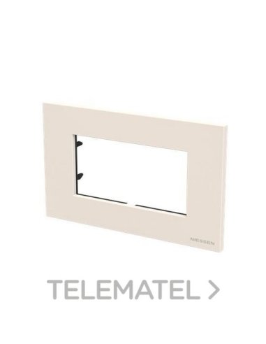 Marco 1 ventana / 4M - BL Z2474 BL NIESSEN Z2474 BL (EMBALAJE DE 10 UNIDADES)