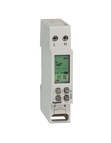 Interruptor horario programable digital - semanal- 1 salida 250 V~ - A000541266 LEGRAND 003710