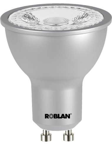 LÁMPARA LED DICROICA PRO GU10 5W SMD 60° BLANCO 6500K 580LM PF0.80 220-240V - A001701267 ROBLAN PROSKYB60