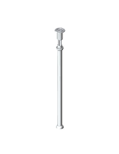 50 Columna falso techo anodizado gris Ø50 3