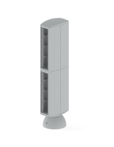 50 Torreta 16 mecanismos gris RAL7035 65 U24X 50743 - A000182341 UNEX 50743