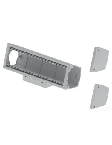 51 Caja mobiliario mont.fijo 4mec gris RAL7035 U24X 51323 - A000182351 UNEX 51323