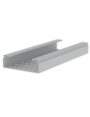 66 Bandeja perforada gris RAL7035 60x200 U23X 66200 - A000182427 UNEX 66200 (EMBALAJE DE 12 METROS)