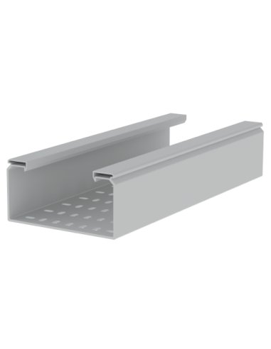 66 Bandeja perforada gris RAL7035 100x200 U23X 66220 - A000182448 UNEX 66220 (EMBALAJE DE 6 METROS)